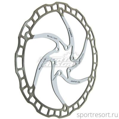 Тормозной диск Ashima ARO-08 203 mm белый