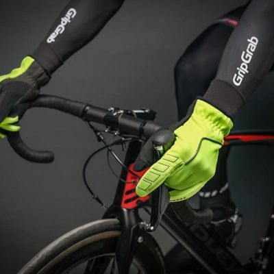 Велоперчатки GripGrab Windster Hi-Vis Fluo Yellow (теплые) XL (11) 1030