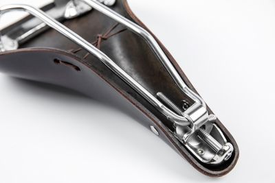 Седло Bear Bike OT-12002 Коричневое Кожа