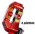 Комплект дисковых тормозов ZTTO 4-Piston Disc Brake Set фиолетовые