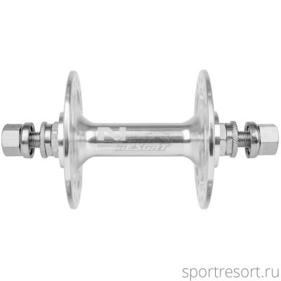 Втулка передняя Novatec A165SBT (36H, гайки) Silver