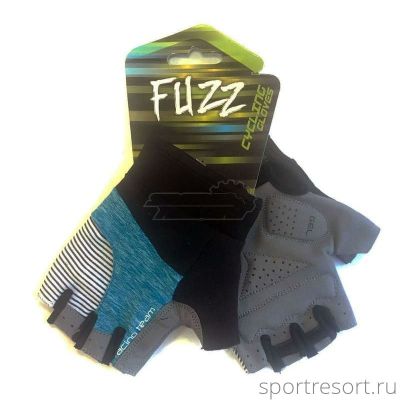 Велоперчатки FUZZ Racing Team D-Grip GEL (XL) black blue 08-202315