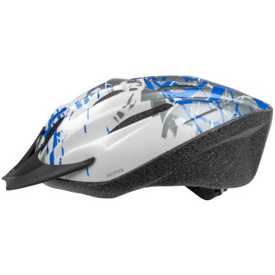 Велосипедный шлем M-Wave Active Bicycle Helmet Blue Spots (L 58-61cm) 731028