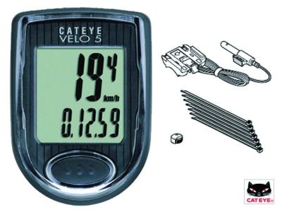 Велокомпьютер CatEye CC-VL510 Velo 5 CC-VL510