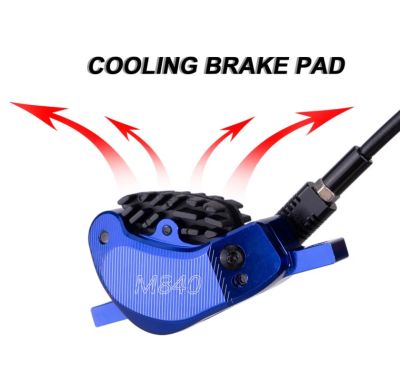 Комплект дисковых тормозов ZTTO 4-Piston Disc Brake Set фиолетовые