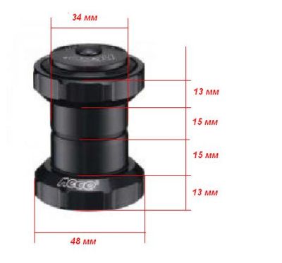 Рулевая колонка Neco H877 (1-1/8")