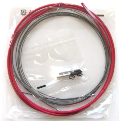 Набор тросов и оплеток для переключения Shimano Road SP41 (красный)