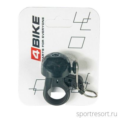 Звонок 4Bike BB3309 33 mm черный ARV100020