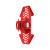 Крепеж для смартфона на руль BONE BIKE TIE PRO 2 Red 07-180021
