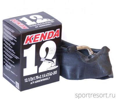 Велокамера Kenda 12x1.75-2.125 (47/62-203) A/V (гнутый ниппель)
