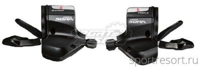 Шифтеры Shimano Sora SL-3500 Flat Bar (3х9ск)