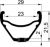 Обод Remerx WER 523 28/29" (622x23mm) 32H