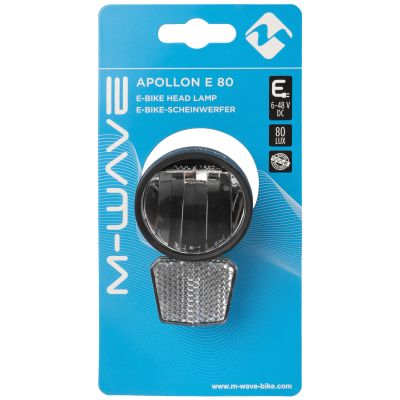 Фара передняя M-Wave Apollon E 80 E-Bike Front Light (для динамо) 466141