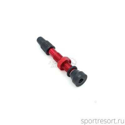 Ниппель для бескамерных колёс E2B F/V-36mm Red