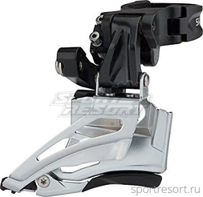 Переключатель передний Shimano Deore FD-M618-H (2х10ск, верхний хомут)