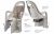 Велокресло Polisport Groovy CFS Grey/Light Grey PLS8406100002 Велокресло Polisport Groovy CFS Grey/Light Grey PLS8406100002