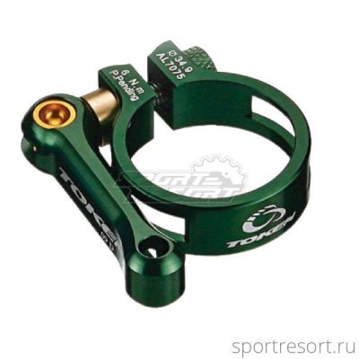 Хомут Token TK1665 QR 34.9mm зеленый