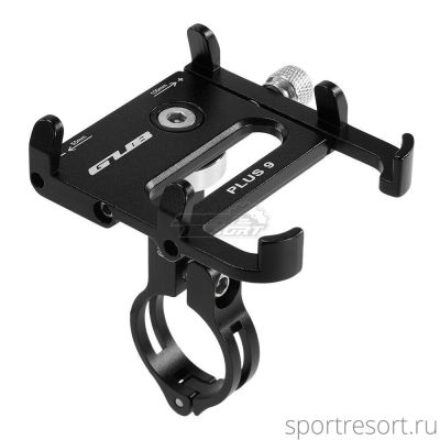 Крепеж для смартфона на руль GUB PLUS 9 Black 09-300190