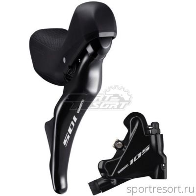 Ручка Dual Control Shimano 105 ST-R7025 (11ск, черная)