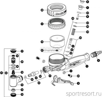 Прокладка кнопки спуска воздуха для Park Tool INF-1/2 PTL1592