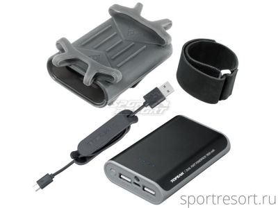 Держатель для смартфона TOPEAK Smartphone Holder + Powerpack 7800mAh TSPH-1