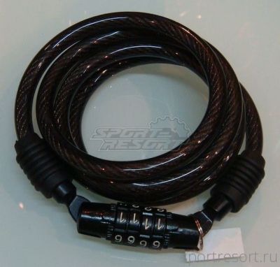 Велозамок Ventura 8х1200 мм кодовый AM0147