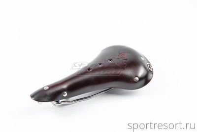 Седло Bear Bike OT-001 Коричневое Кожа