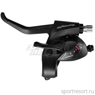 Ручка Dual Control Shimano Tourney ST-TX800 (3ск, черная)