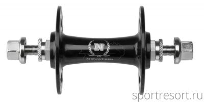 Втулка передняя Novatec A165SBT (32H, гайки) Black