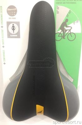 Седло Selle San Marco Milano Glamour Bianca Rigida Black/Grey