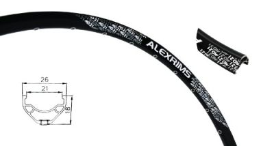 Обод Alexrims MD21 28/29" (622x21mm) 36H Black