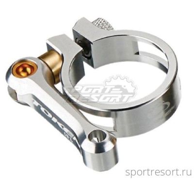 Хомут Token TK1663 QR 31.8mm серебро