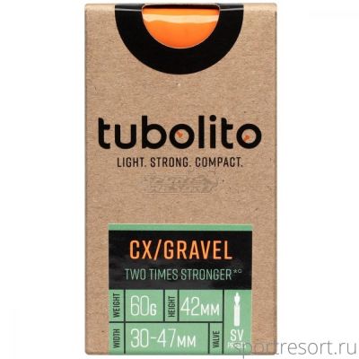 Велокамера Tubolito Tubo CX/Gravel 28 700Cx30-47 F/V-42 mm