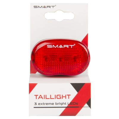 Велофонарь задний SMART AAA Battery Flashing Light 5-221500