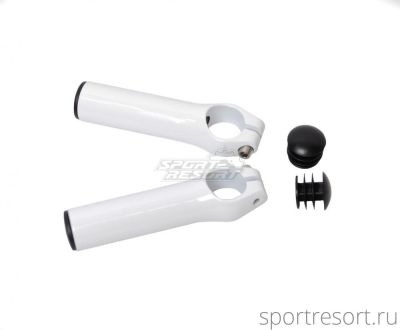 Рога на руль M-Wave BE Base Bar End белые