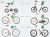 Крепеж на стену для велосипеда Cycloc Solo White Cycloc Solo White Крепеж на стену для велосипеда Cycloc Solo White Cycloc Solo White