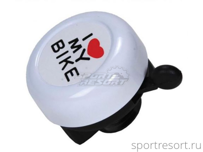 Звонок M-Wave I Love My Bike 55mm 420121