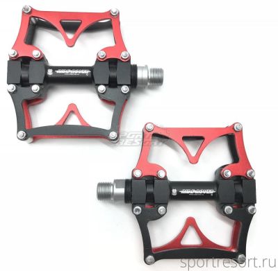 Педали RideRover CB-33 Black/Red