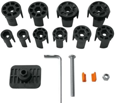 Крыло переднее SKS Shockblade II (26"-27.5") Black/Gray 11095