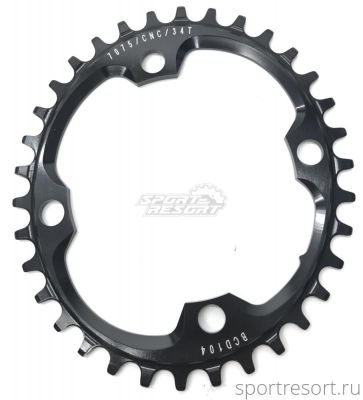 Звезда SS-MTB-03-OV 34T BCD104 NARROW WIDE (овальная)