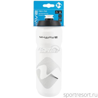 Фляга M-Wave PBO-750 water bottle 750ml белая 340422