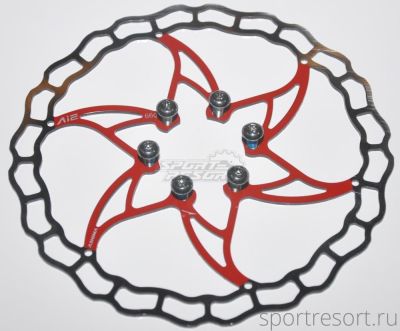 Тормозной диск Ashima ARO-09 Ai2 Super Lite 160 mm красный