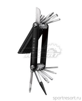 Набор инструментов TOPEAK TUBI 18 FUNCTIONS MINI TOOL Black TUB-18B