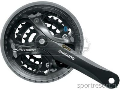 Система Shimano Acera FC-M361 7/8ск (Octalink, 42/32/22T, 175mm, черная, защита)