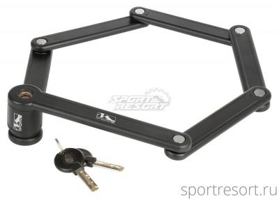 Велозамок M-Wave Folding Lock F850 (ключ) 230193