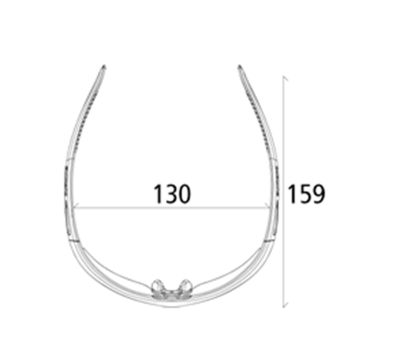 Велосипедные очки Shimano S20R-PH светло-голубой/черный ECES20RPHUBL