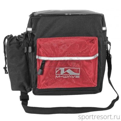 Велосумка на руль M-Wave UTRECHT TRAVEL BAG Black/Red 122813