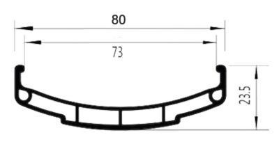 Обод Remerx J80 26" (559x80mm) 36H Fatbike
