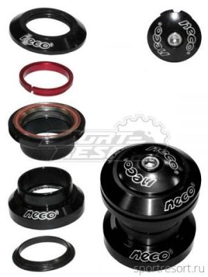 Рулевая колонка Neco H711AL (1-1/8") Black