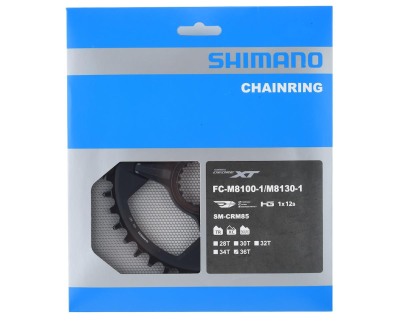 Звезда Shimano Deore XT 36T SM-CRM85 для FC-M8100-1/8130-1 без упак.
